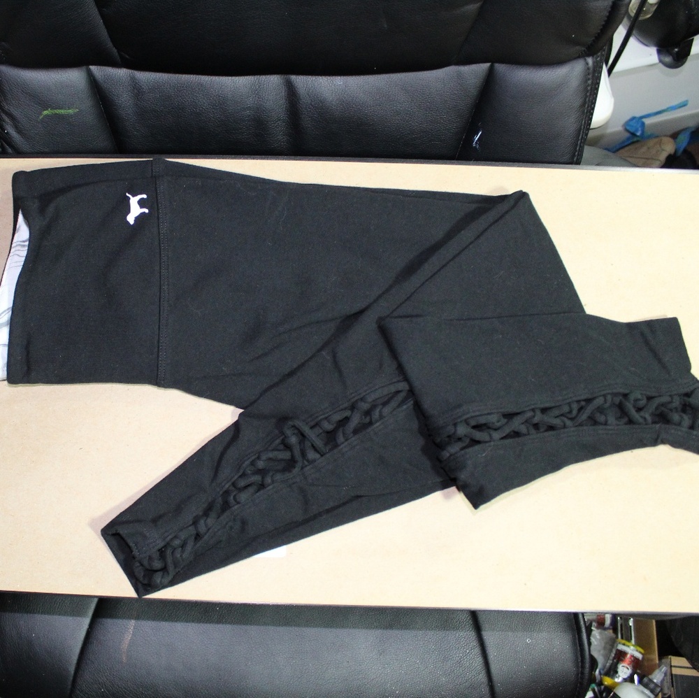 size medium pink high waisted leggings